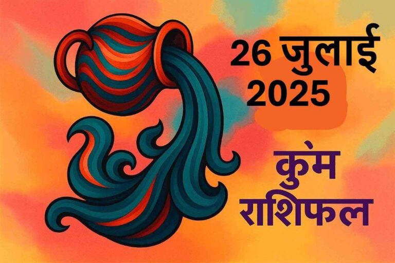 Kumbh rashifal 26 july 2025