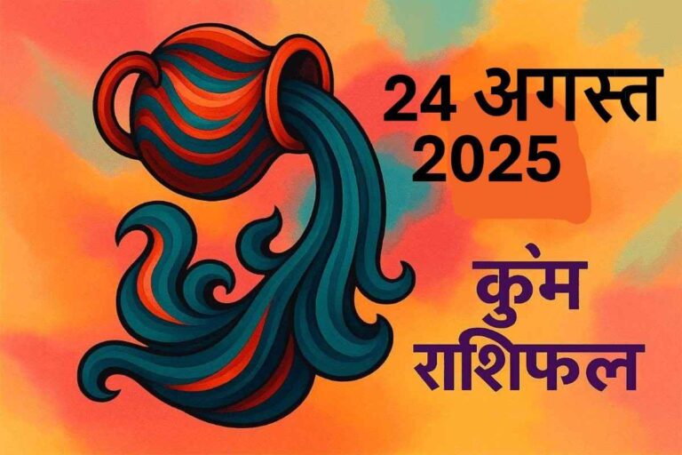 Kumbh rashifal 24 august 2025