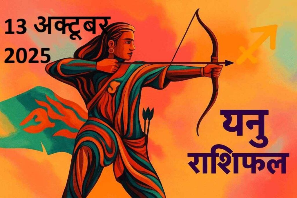 Dhanu rashifal 13 october 2025 (धनु राशि)