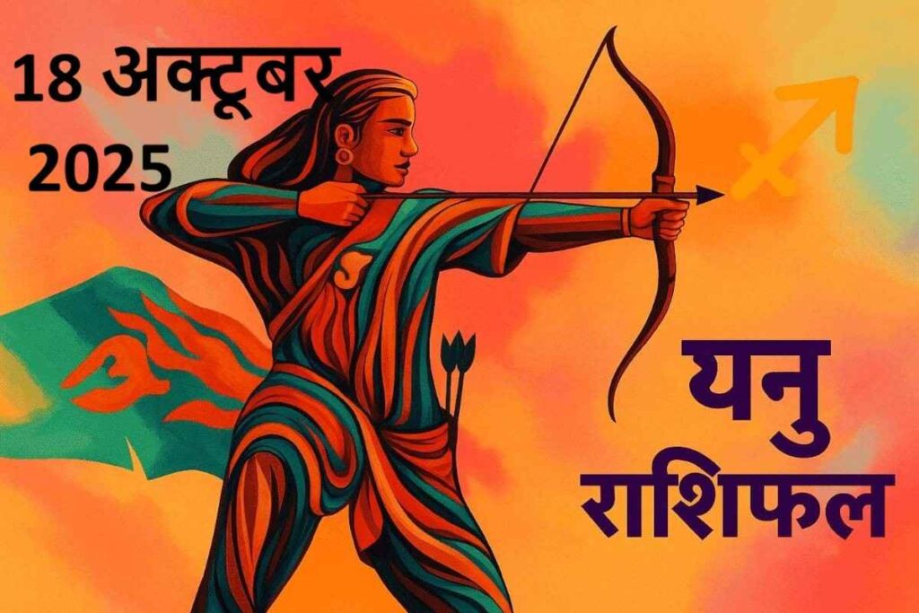 Dhanu rashifal 18 october 2025 (धनु राशि)