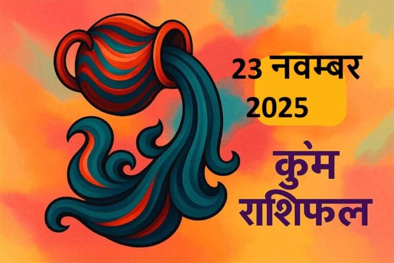 Kumbh rashifal 23 november 2025 (कुंभ राशि)